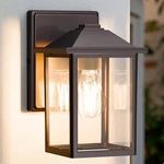 Outdoor Wall Lantern, Exterior Waterproof 8.08 Inch, Dark Chocolate. Fixed Price $80.60.