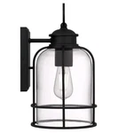 Quoizel Camberly 14.63 In. 1-LIGHT Matte Black Outdoor Hardwired Wall Lantern. Fixed Price $33.99.