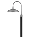 Antique Brushed Aluminum Led Post Top Pier Mount Lantern From The Forge. Fixed Price $309.00.