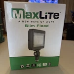 Maxlite Hardwired Led Bronze Slim Flood Light MSF29UW-50BY New In Box. Fixed Price $49.99.