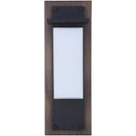Craftmade ZA2522-WBMN-LED Heights Outdoor Wall Light Whiskey Barrel/midnight. Fixed Price $178.62.