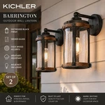 Kichler Barrington Outdoor Wall Lantern Set Of 2 Rustic Bronze. Fixed Price $159.00.