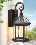 Vianis 15.7" Large Outdoor Wall Lights, Exterior Lighting Fixtures Dusk To Dawn. Fixed Price $45.99.