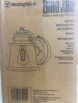 Westinghouse 6121500 Emma Jane 10" Tall Outdoor Wall Sconce - Amber Bronze. Fixed Price $87.43.