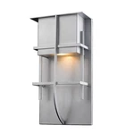 Z-lite Stillwater Light Outdoor, 4X7.88X14.75", Silver 558M-SL-LED. Fixed Price $94.99.