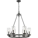 Z-lite 589-6ABB Marlow Light 27.5 Inch Ashen Barnboard Outdoor Chandelier. Fixed Price $320.60.