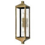 Livex Lighting 20583 Nyack 24" Tall Outdoor Wall Sconce - Brass. Fixed Price $557.96.