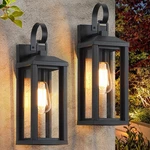Outdoor Wall Lights 2 Pack 17 Waterproof Black Farmhouse Sconce Snru Large Porch. Fixed Price $89.99.