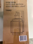 Vaxcel Hyde Park Mission Bronze Motion Dusk-dawn Outdoor Wall Light Clear Glass. Fixed Price $148.99.