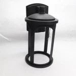 Progress Lighting 1-LIGHT Outdoor Wall Lantern Matte Black 11" Missing Glass. Fixed Price $34.47.