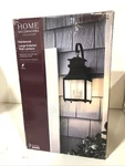 Home Decorators Rainbrook 18 In. 2-LIGHT Matte Black Outdoor Wall New. Fixed Price $55.99.