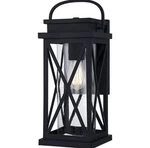 Quoizel 4145441 Saint Elias Light Outdoor Wall Black New No Glass - Parts!. Fixed Price $26.99.