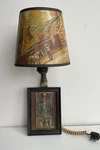 Vintage Handmade Wall Sconce Light Country Barn Horse Wagon Brass Mill Ooak. Fixed Price $32.00.