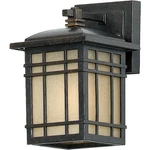 Quoizel HC8406 Hillcrest 1 Light 9" Tall Outdoor Wall Sconce - Bronze. Fixed Price $127.99.