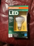 Sylvania Ultra 50-WATT Eq R20 Daylight Medium Base Dimmable Led Spot/flood. Fixed Price $19.99.