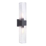 Craftmade Contemporary Ridge Light 24" Outdoor Lantern, Midnight ZA4510-MN. Fixed Price $188.48.