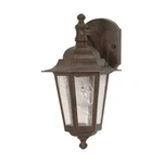 Nuvo 60-989 Light 13" Outdoor Bronze Wall Lantern W/ Clear Seed Glass. Fixed Price $49.59.