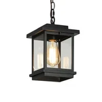 Lnc Melusio 1LIGHT Black Outdoor Pendant Brushed Clear Glass A03156P. Fixed Price $39.99.