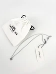 Coach Silver Heart Pendant Necklace Signature Charm 18 Chain Nwt Dust Bag. Fixed Price $29.00.