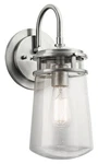 Kichler 49445BA Lyndon 15" Outdoor Wall Lantern Brushed Aluminum. Fixed Price $219.99.