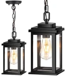 Vianis Outdoor Pendant Lights, Hanging With Tempered Glass. Fixed Price $49.99.
