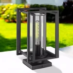 Golden Lighting Tribeca 1-LIGHT Outdoor Pier Mount Natural Black Clear Glass. Fixed Price $143.92.