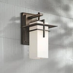 Kichler Caterham 11 3/4" High Outdoor Glass Wall Light. Fixed Price $283.99.