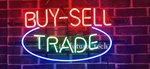 24" Buy Sell Trade Neon Sign Lamp Light Bar Room Gift Wall Shop Show Display Mm. Fixed Price $184.59.