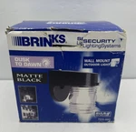 Brinks Security Lighting Systems Wall Mount Outdoor 7510-693 Matte Black. Fixed Price $19.99.