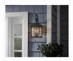 Home Decorators Brimfield 17.5" Aged Iron 3-LIGHT Outdoor Wall Sconce -nob. Fixed Price $50.00.