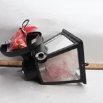 Hampton Bay Outdoor Sconce Lantern Glass Clear/black 1-LIGHT 100W Kb 5004. Fixed Price $11.23.