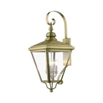 Livex Lighting 27374MS 35" Tall Wall Sconce - Antique Brass / Brushed. Fixed Price $1499.96.