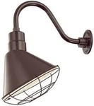 Pk Millennium Series Angled Architectural Bronze Outdoor Light RAS12-ABR. Fixed Price $119.33.