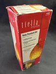 Tiella Lighting Vela Pendant Kit Amber Ft Cord Model #145095 Diy. Fixed Price $29.95.