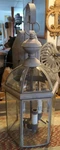 Carriage Lantern Outdoor Wall Triple Candle Porch Light 19.5" Beveled Glass. Fixed Price $103.50.