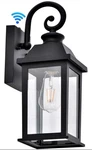 Classy Modern Matte Black Mounted Lantern Waterproof (interior & Exterior Walls). Fixed Price $33.96.
