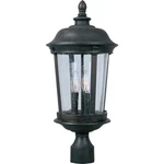 Maxim Dover Cast 3-LIGHT Outdoor Pole/post Lantern Bronze 3022CDBZ. Fixed Price $295.80.