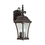 Sunset Lighting 3-LIGHT Outdoor Wall Sconce W/ Clear Beveled Glass, Rubbed Bronz. Fixed Price $79.99.