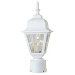 Trans Globe Amherst 15" High Post Top Lamp In White - 4414. Fixed Price $43.70.