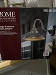 Home Decorators Barn Outdoor Wall Lantern Large Exterior. Fixed Price $40.00.