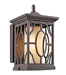 Kichler 49037AZ Mackenzie Wall Outdoor Lantern Sconce Umber Glass New. Fixed Price $65.00.