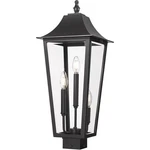 Z-lite 5008PHBS-BK Gannon 3 Light 25.25 Inch Black Outdoor Post Mounted Fixture. Fixed Price $424.00.