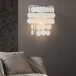Wall Mount Silver Sea Shell Shape Modern Lighting Fixture Sconce 110V. Fixed Price $27.30.