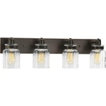 4 Light Farmhouse Style 30.25 Inches Wide By 8.63 High-antique. Fixed Price $160.95.