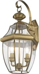 Livex Lighting 2251-01 Outdoor Wall Lantern Antique Brass Finish. Fixed Price $267.96.