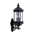 Sea Gull Lighting 8839-12 3-LAMP Black Candelabra Torpedo Wall Mount Fixture. Fixed Price $249.99.