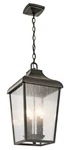 Kichler 49740OZ Forestdale 4-LIGHT Outdoor Pendant In Olde Bronze. Fixed Price $394.99.