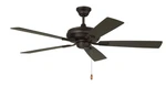 Craftmade Eos 52 In. Indoor Dual Mount 3-SPEED Espresso Finish Ceiling Fan. Fixed Price $90.00.