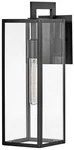 Hinkley Max 18 1/2" High Black Rectangular Lantern Outdoor Wall Light. Fixed Price $339.00.