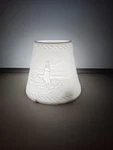 Vaxcel Ceramic Lithophane Lighthouse Lamp Shade Beach Decor. Fixed Price $10.99.